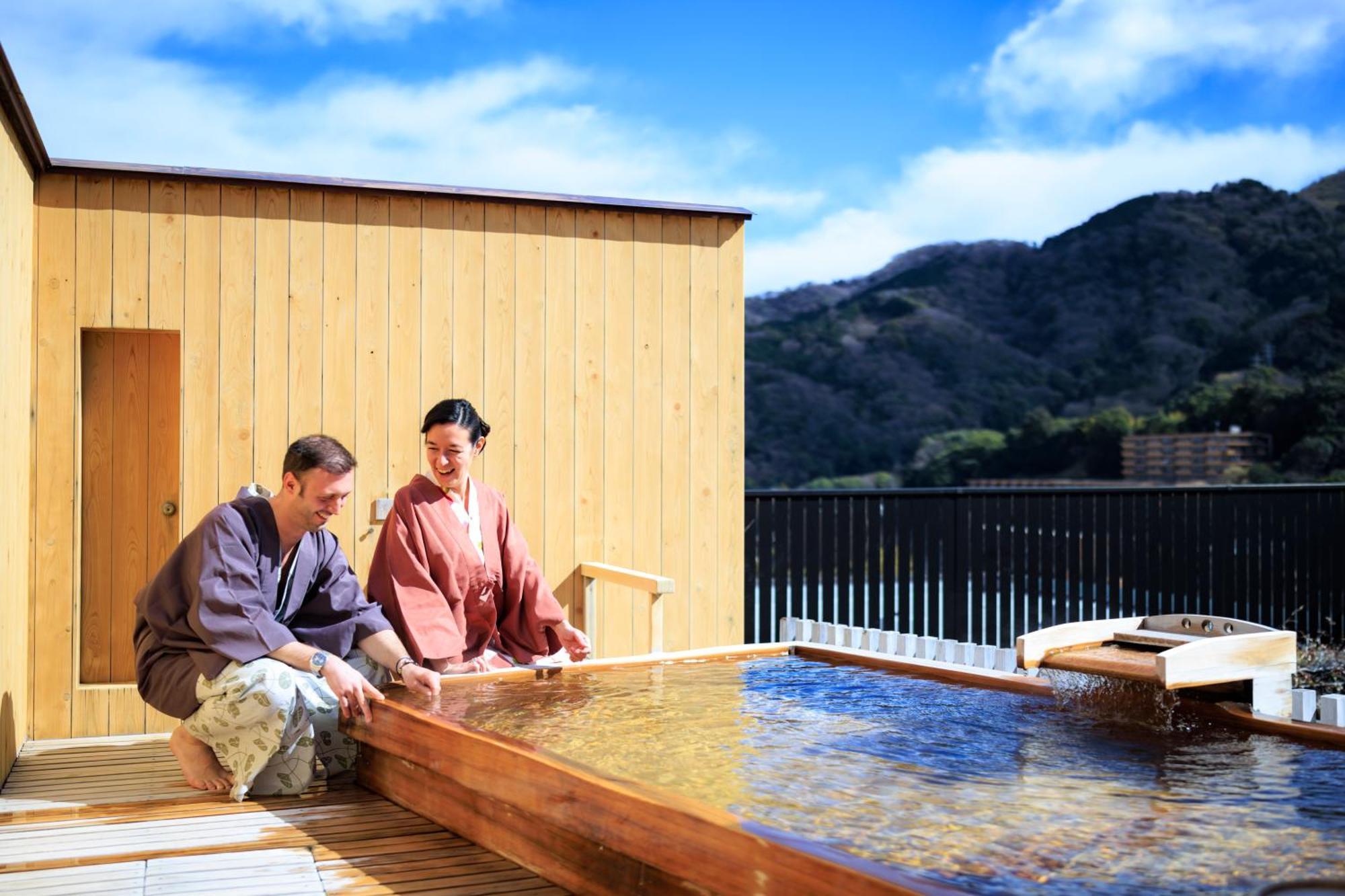 Fukiya Ryokan Yugawara Bagian luar foto